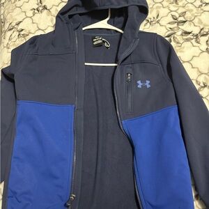Under Armour Kids' Navy and Blue Performance Jacket